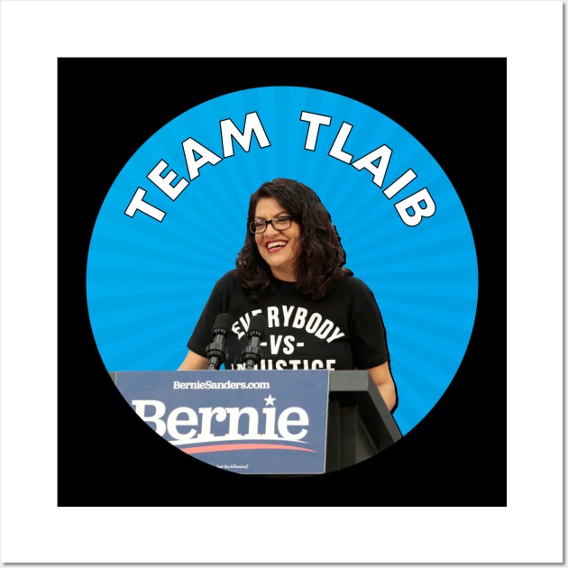 Rashida Tlaib - Democrat Politician Wall Art by Football from the Left